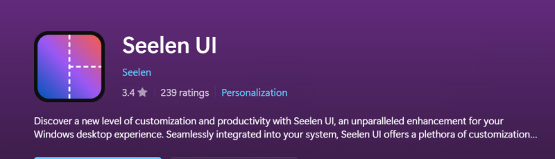 Seelen UI(个性化Win11/Win10桌面美化工具) 最新版-将盾CDN
